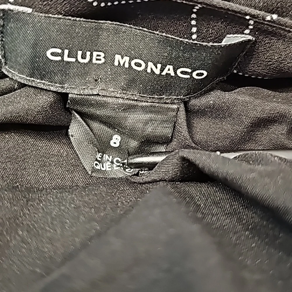 Club Monaco Black Pleated Claudia Chiffon Skirt - Size 8